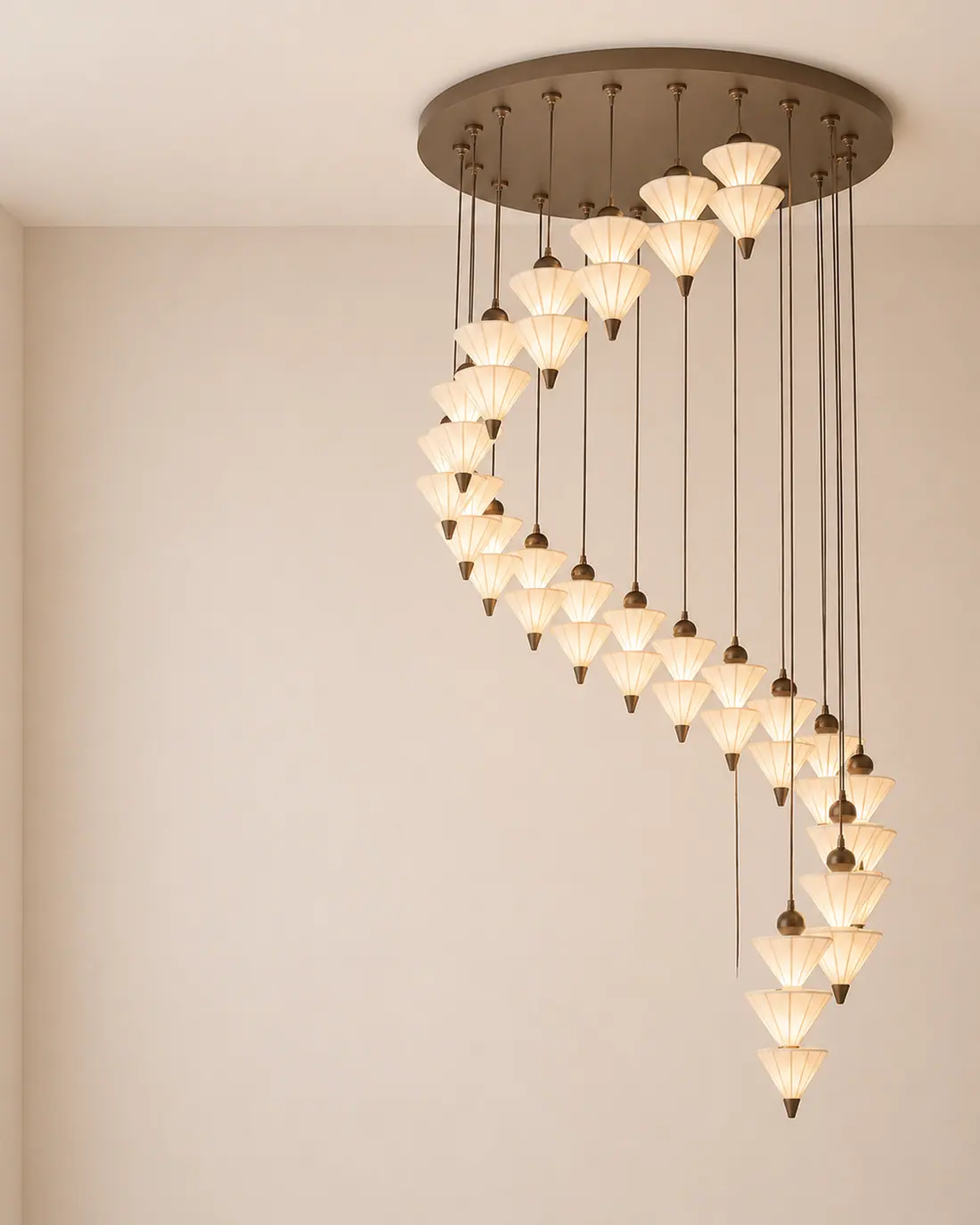 Hanging Lights at Aurora Lights, Rajkot