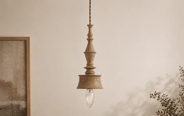 A warm, traditional lighting detail reflecting the Yadav Electric heritage